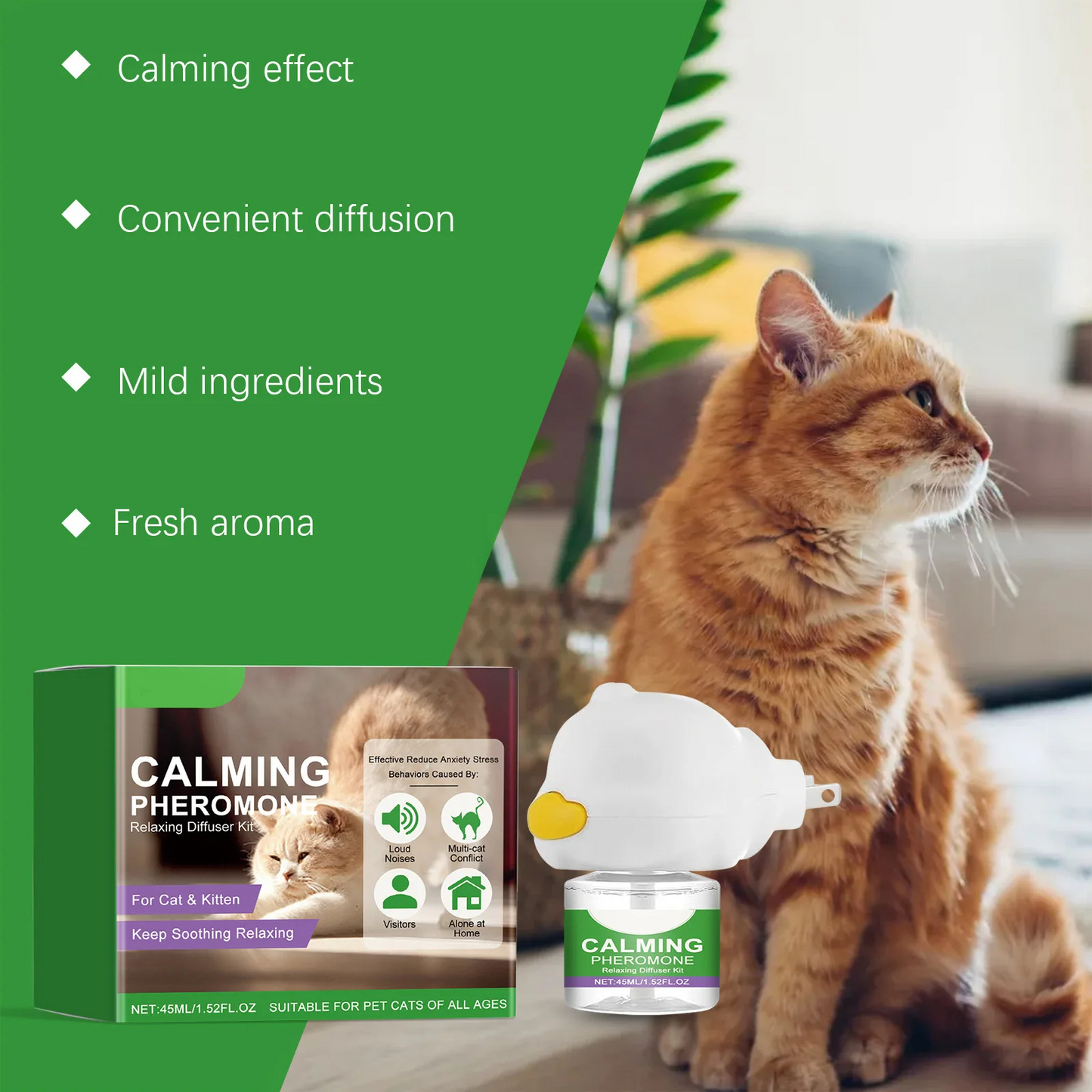 Cat Diffuser w/ Refill