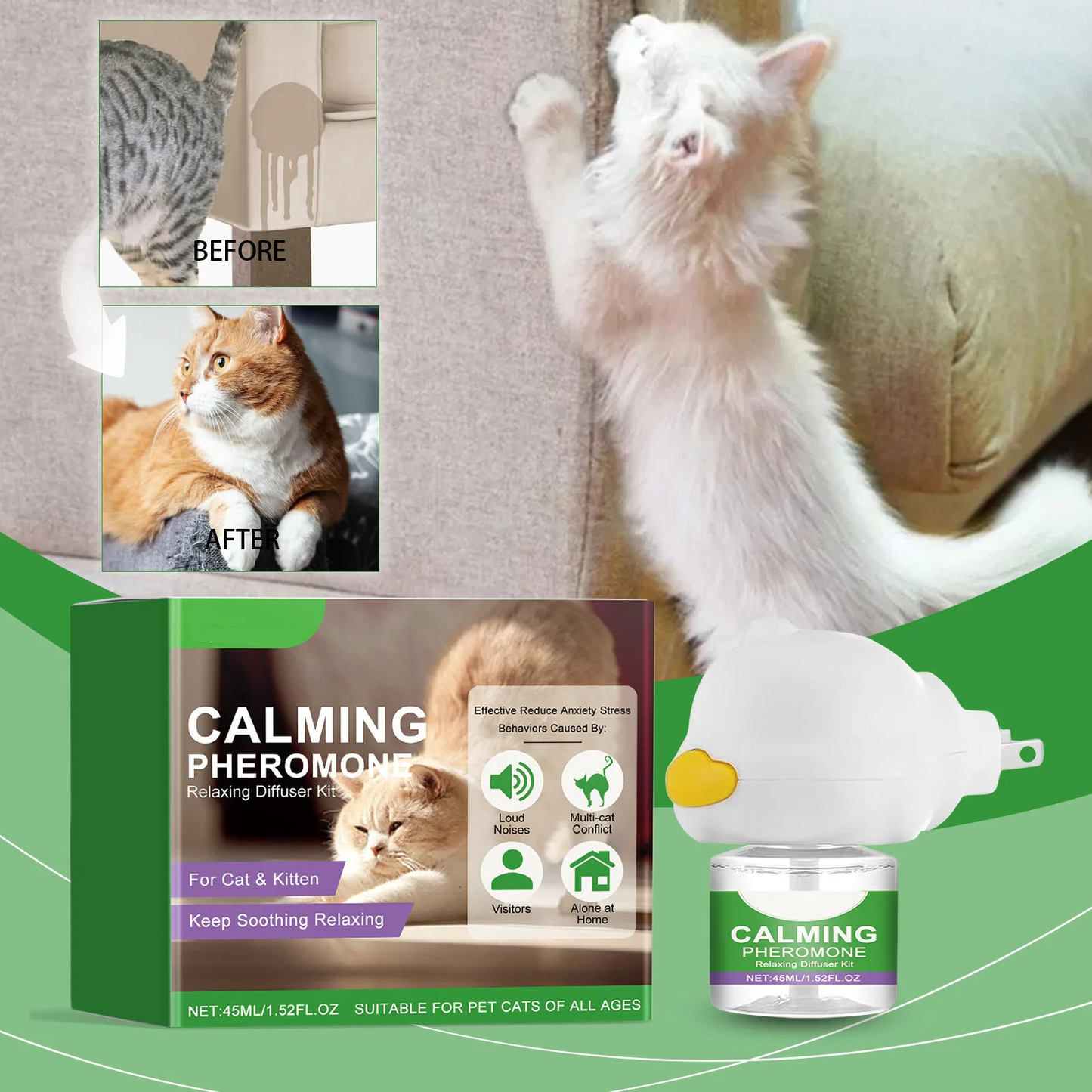 Cat Diffuser w/ Refill